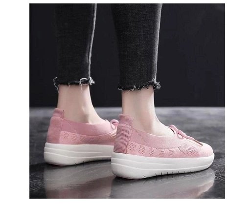 Flat with breathable mesh shoes women - Image 3
