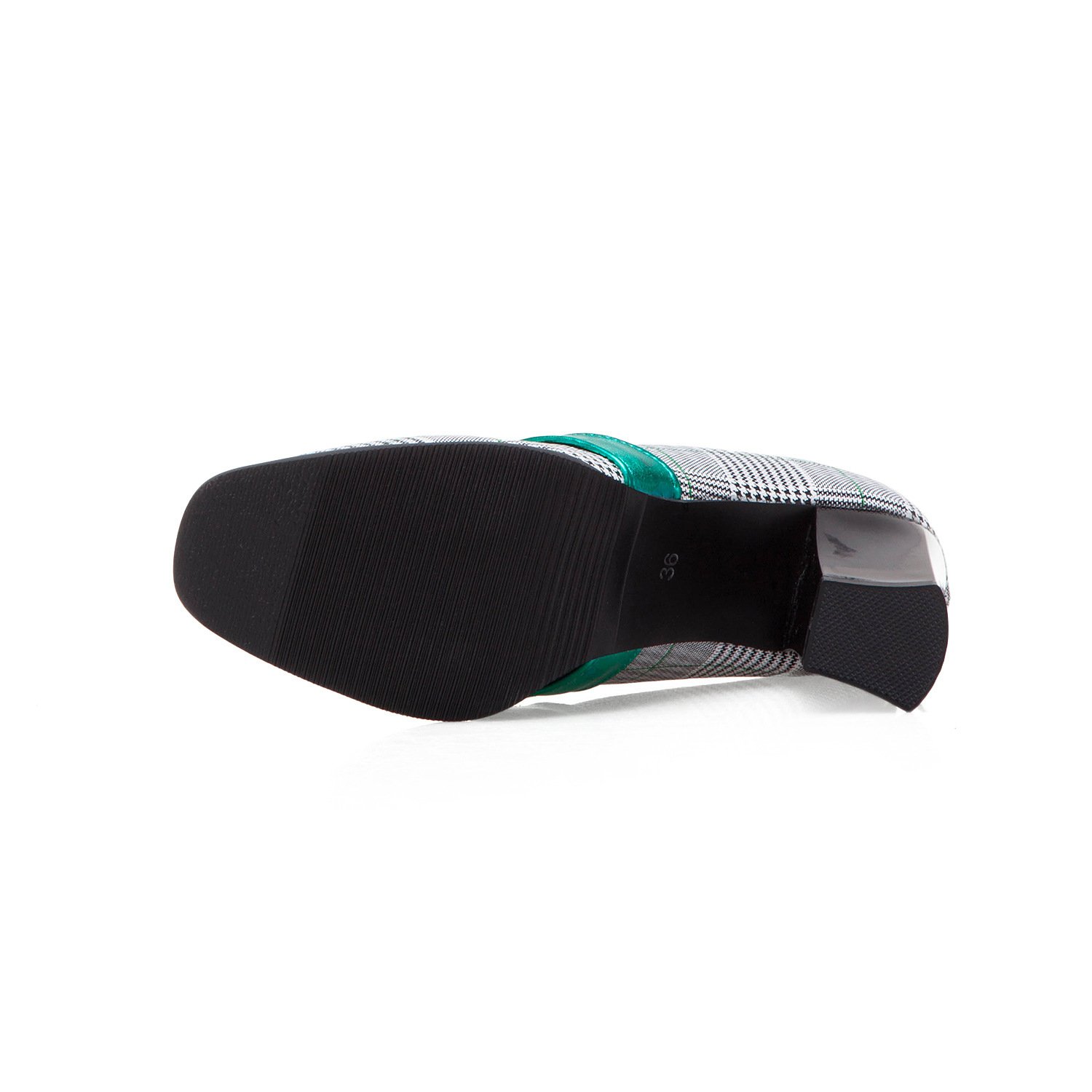 Metal decorative single shoes women - Image 3