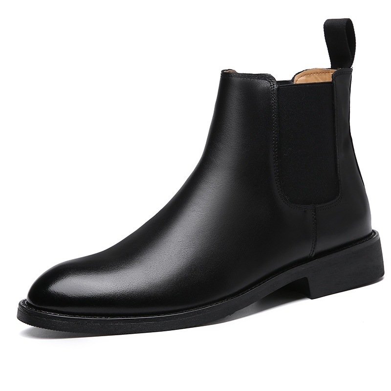 Men's Chelsea Boots AutumnWinter Suede High-Top - Image 5