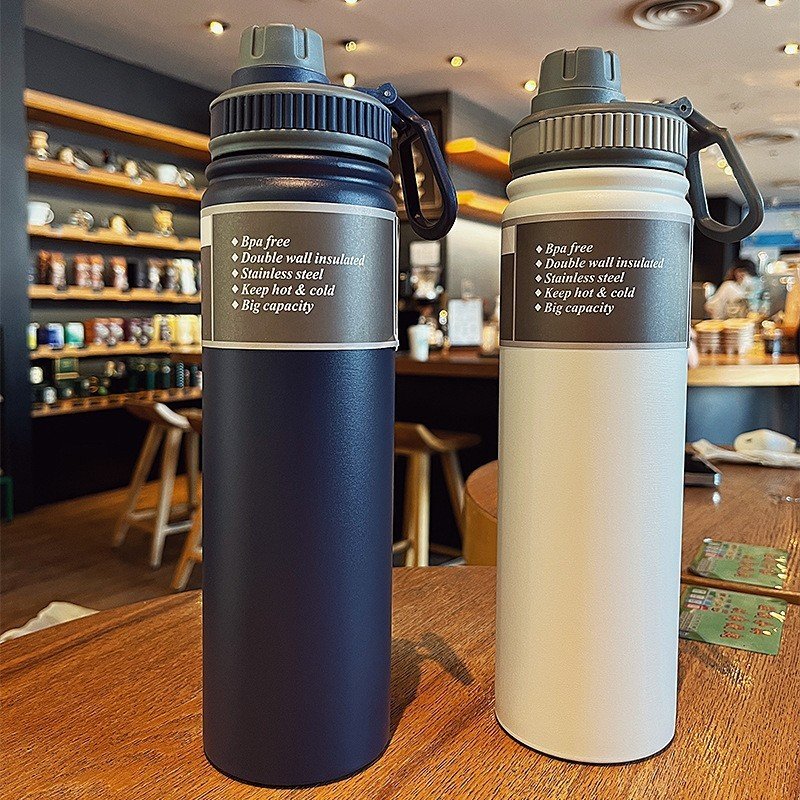 Portable Handle Stainless Steel Large Capacity Vacuum Cup - Image 6