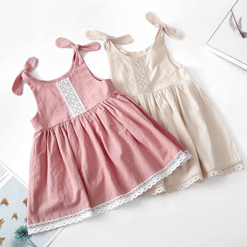 Girl Lace Princess Dress Lace Up - Image 8