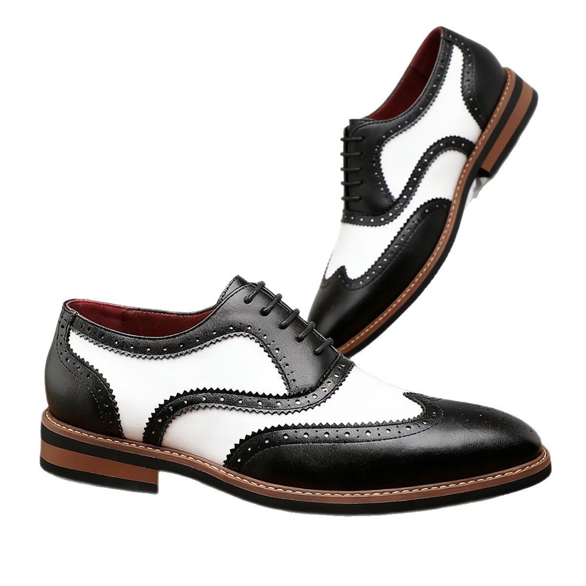 Casual Pointed-toe Lace-up Versatile Mens Shoes - Image 2