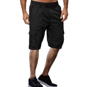 Fashion Sports Loose Multi-pocket Tether Shorts Men
