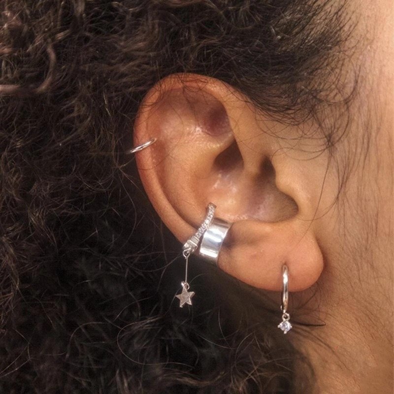Earrings Earring Ring Earings Women Eardrop Long Silr - Image 9