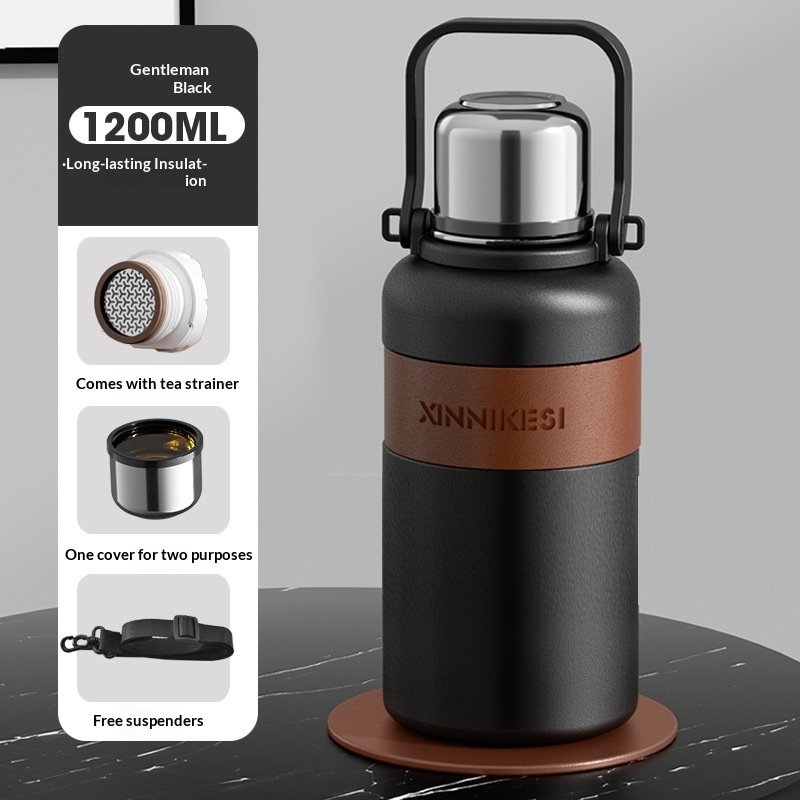 Stainless Steel Outdoor Portable Large-Capacity Insulated Bottle - Image 7