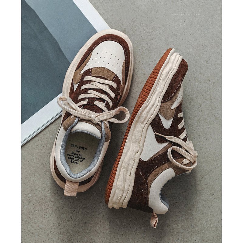 Niche Dad Men And Women Casual Sports Couple Skateboard Shoes - Image 2