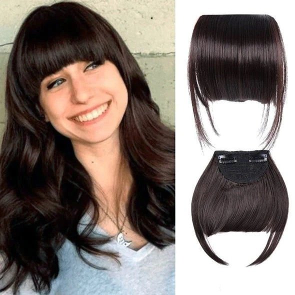 Wig Female Air Bangs Sideburns Qi Bangs - Image 10