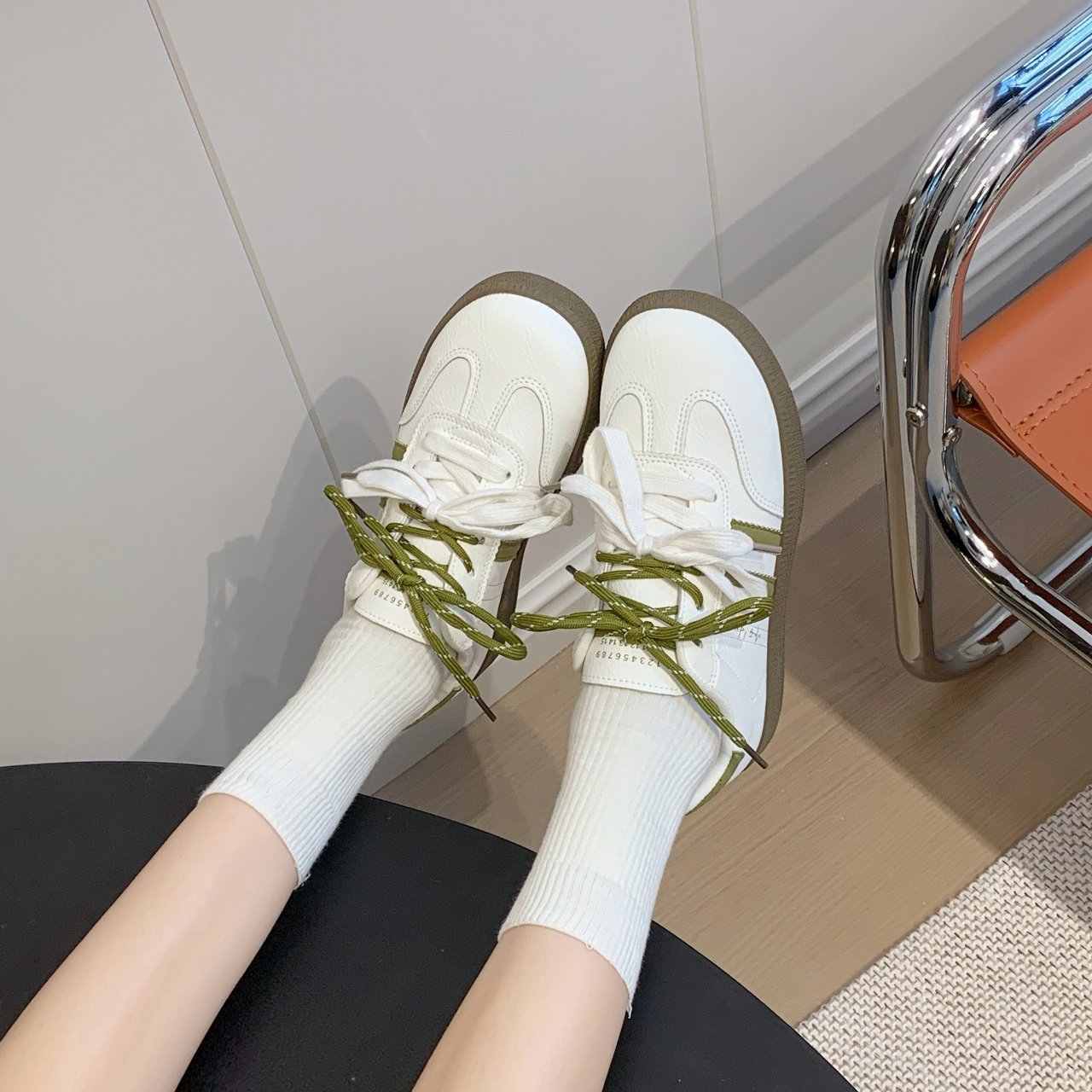 Soft Sole Summer Autumn 2026 New Casual Running Shoes Genuine Leather Student German Training Classic White Sneakers Women - Image 7
