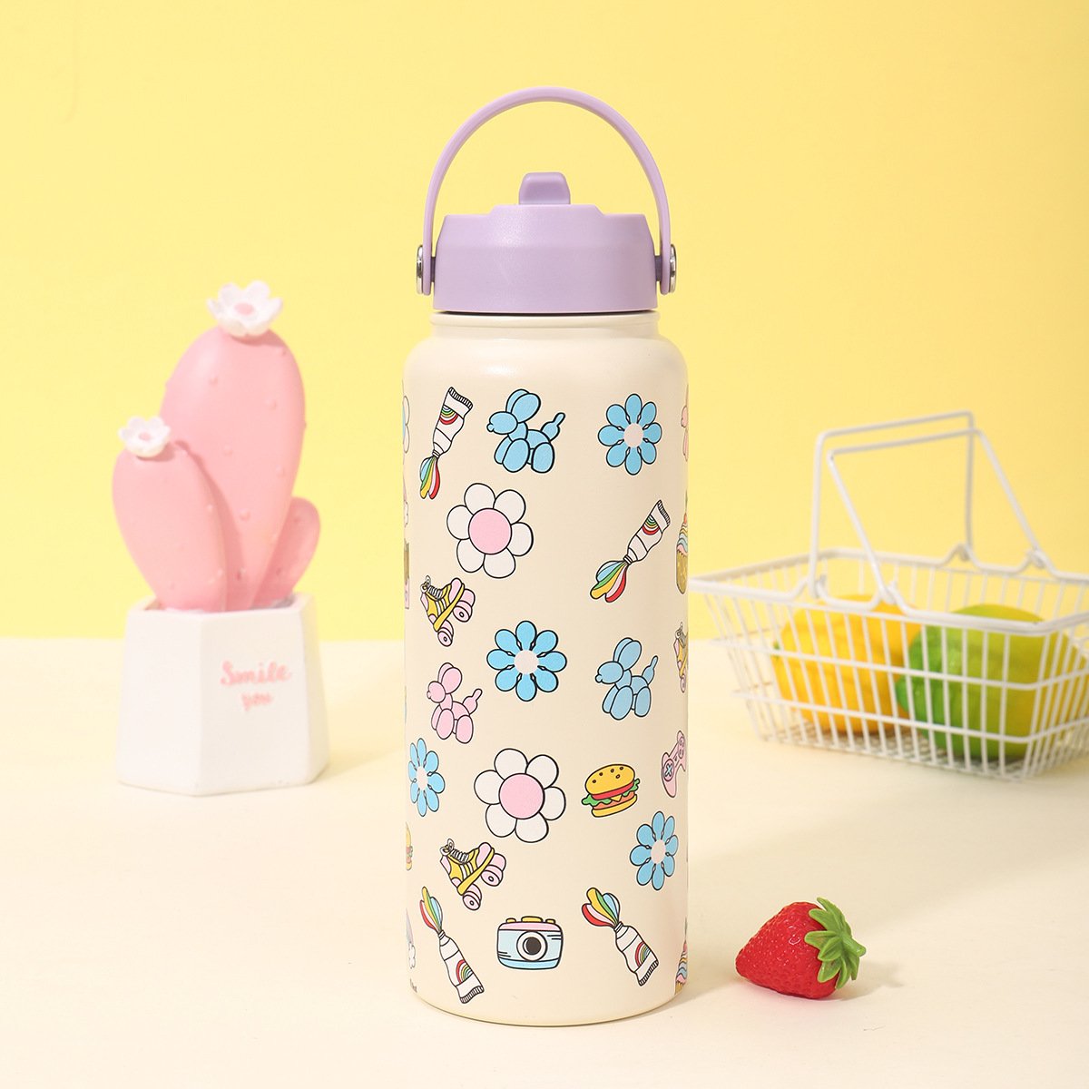 304 Stainless Steel Portable Large-Capacity Vacuum Insulated Bottle - Image 3
