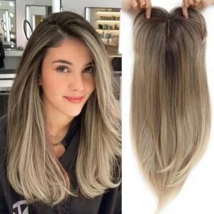 Ombre Figure-eight Bangs Synthetic Fiber Long Curls
