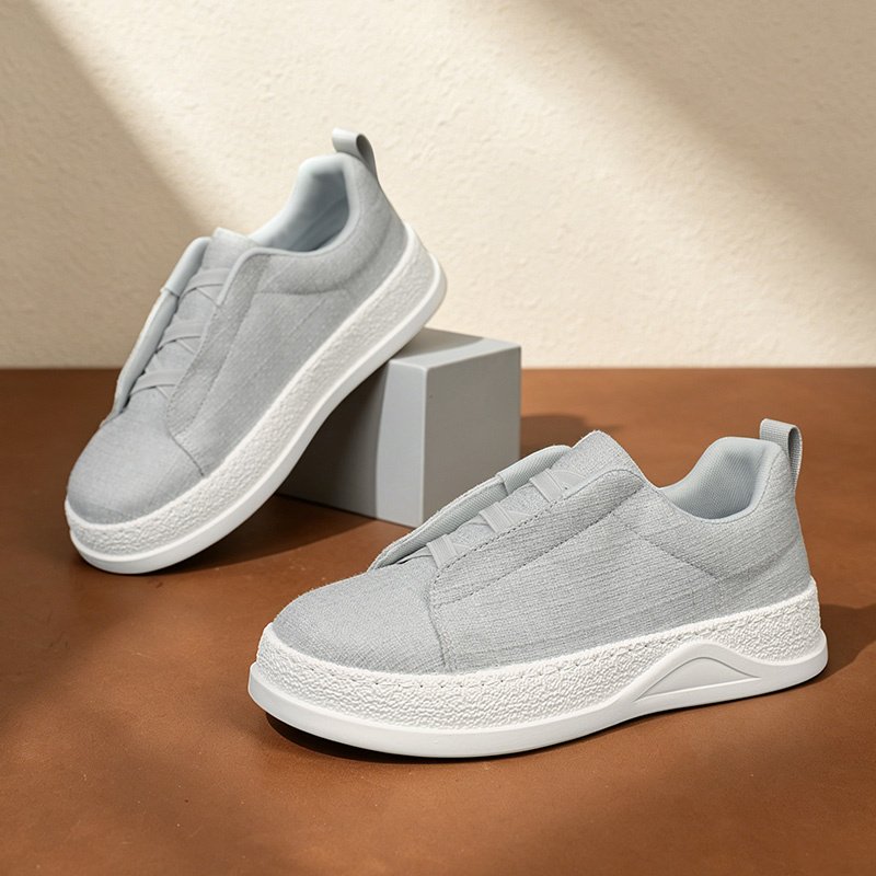 2026 Casual Fisherman Shoes, Breathable Skate Shoes, Slip-on Loafers, One Step On Canvas Shoes