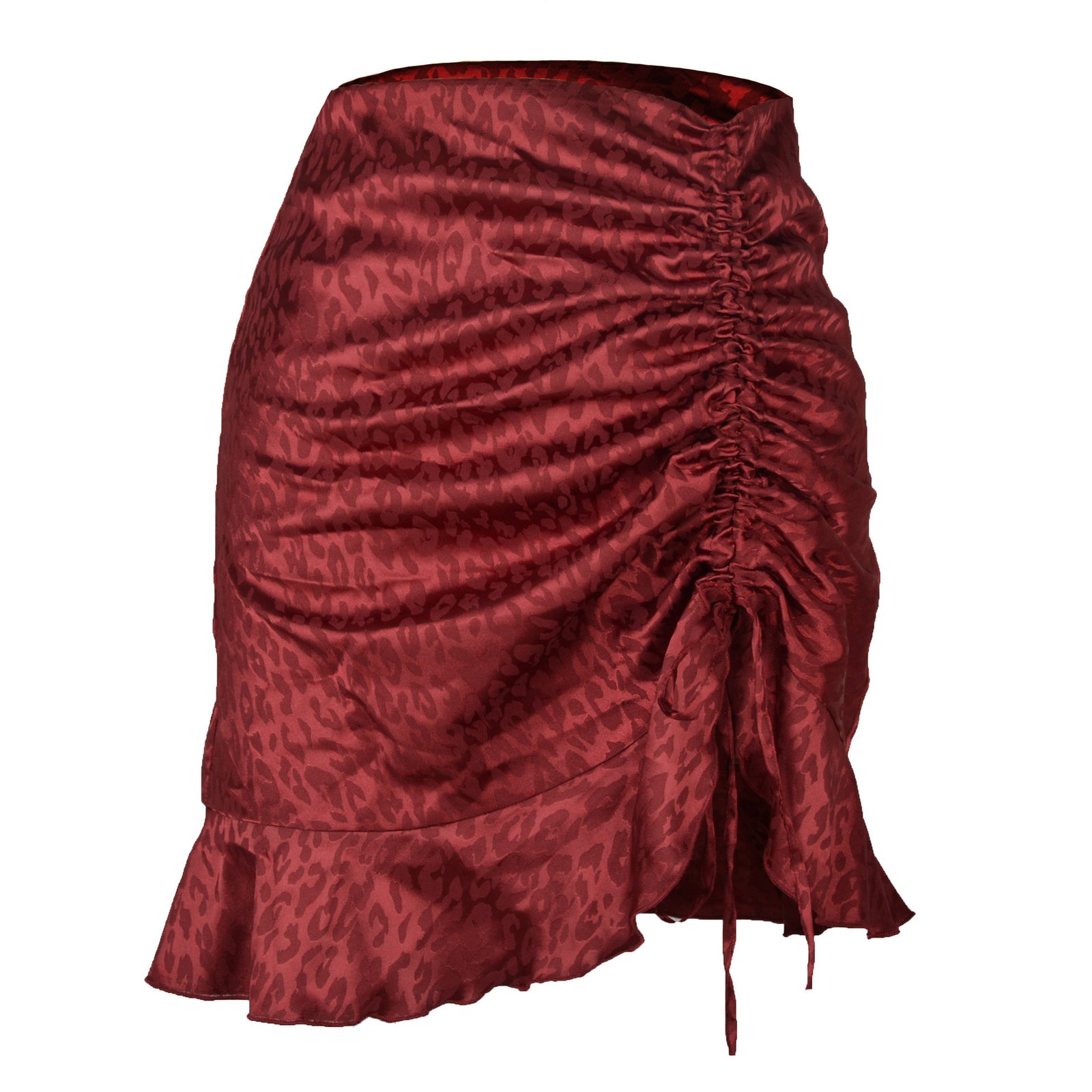 Women's Sexy Jacquard Satin Zipper Bust Mermaid Skirt - Image 4