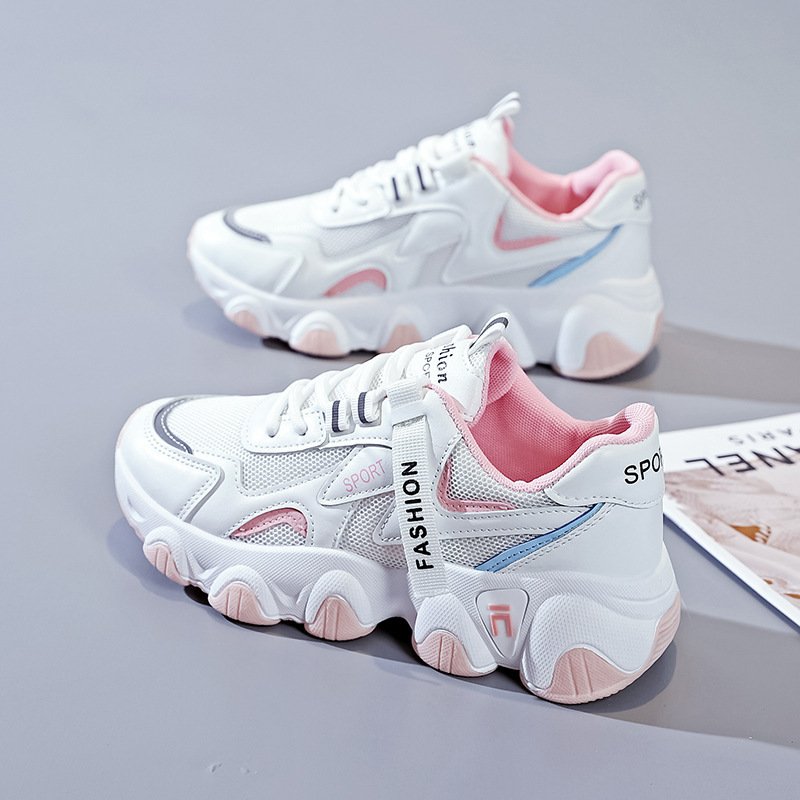 Breathable Sneakers With Thick Insoles For Women Students Running - Image 3