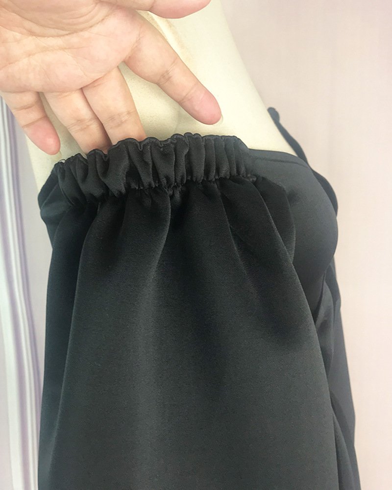 Bubble sleeve dress evening dress - Image 2