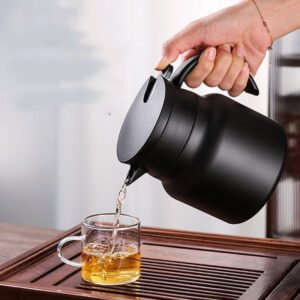 316 Stainless Steel Stewing Household Large Capacity Insulated Kettle With Tea Partition