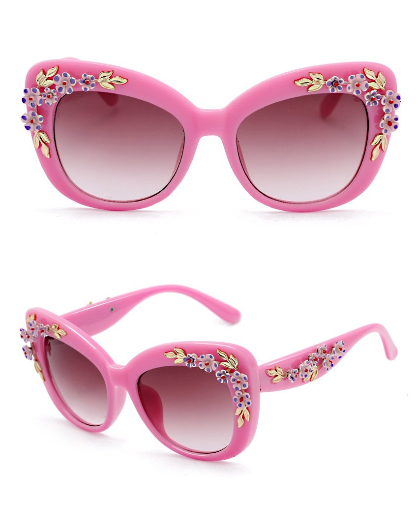 Women Sunglasses Flower - Image 2