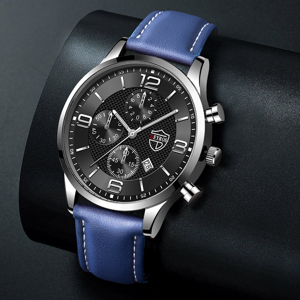 Men's Fashion Simple Calendar Luminous Quartz Watch - Image 10