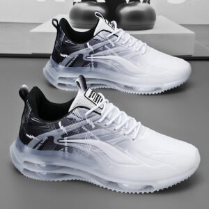 AutumnWinter Fleece-Lined Cotton Shoes Shock-Absorbing Plus-Size Mens Sneakers