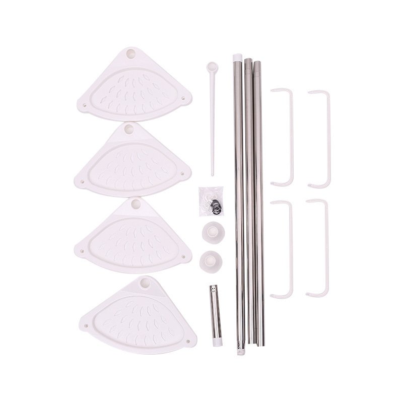 Bathroom Storage Rack Punch Free Telescoping - Image 6