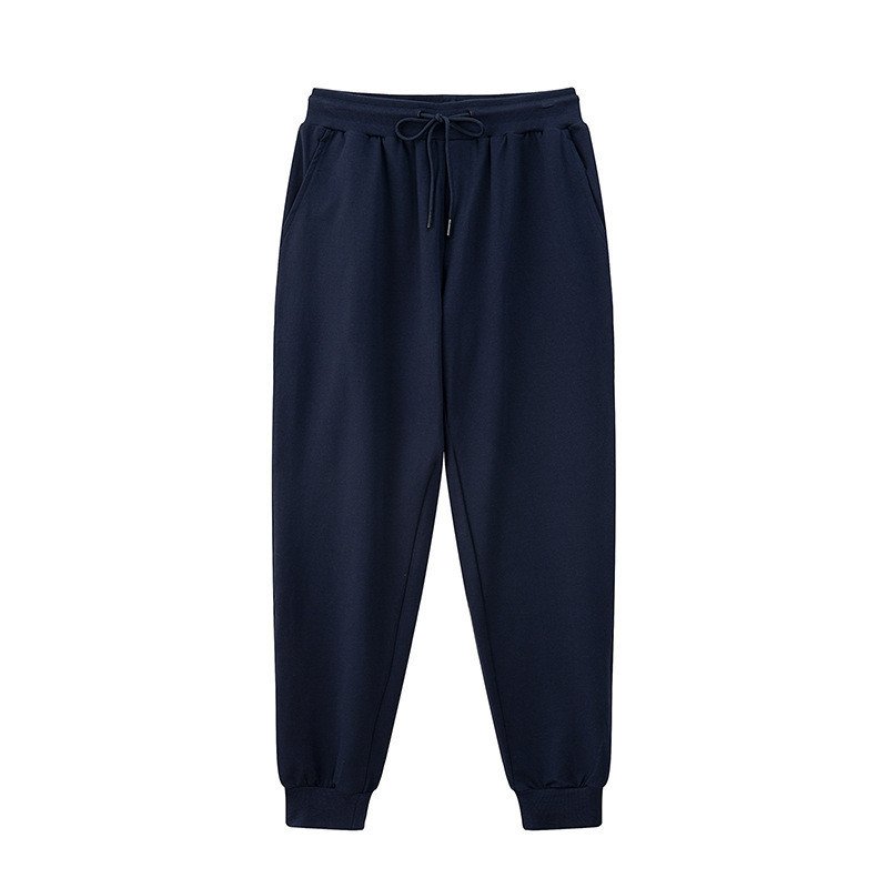 Cotton Minimalist Sports Embroidered Loose Fitting Outdoor Breathable Trousers - Image 5