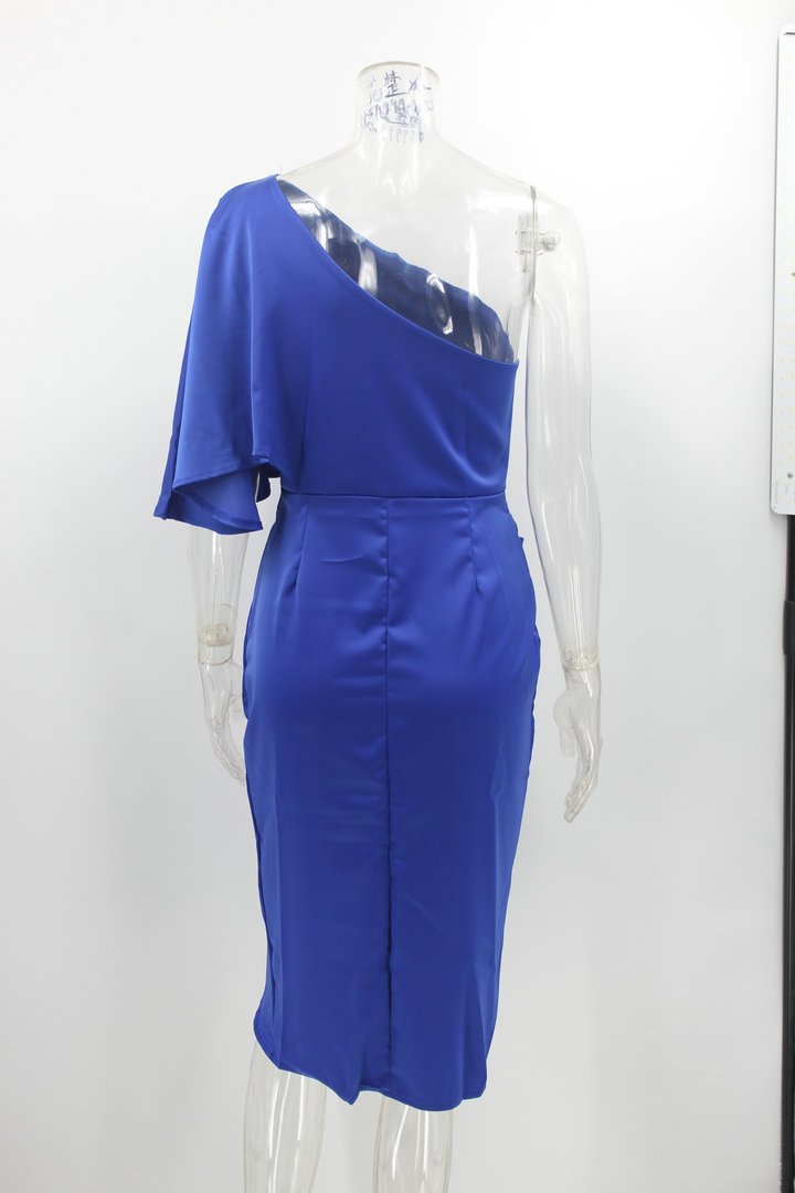 Women's Fashion Irregular Dress Evening Dress - Image 9
