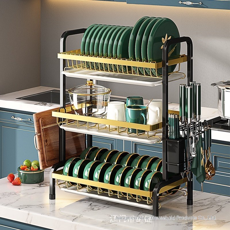 Kitchen Dish Rack Draining Rack Bowl - Image 4