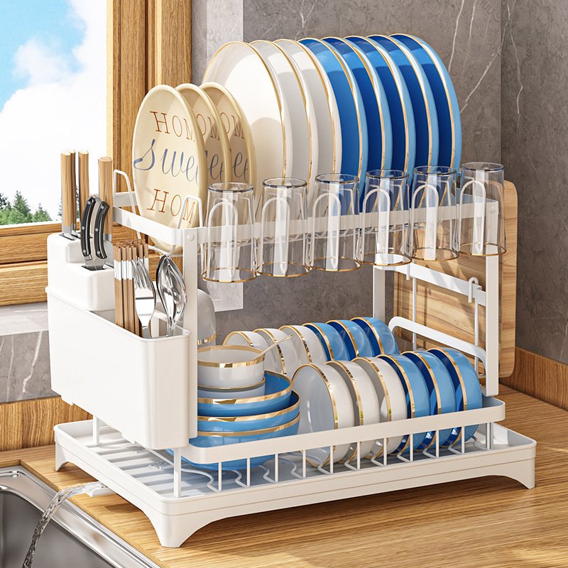 Simple Home Kitchen Dish Storage Drain Rack - Image 6
