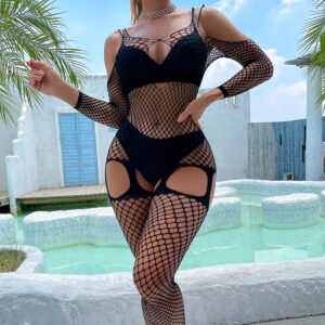 Sexy Underwear One-piece Fishnet Clothes Uniform