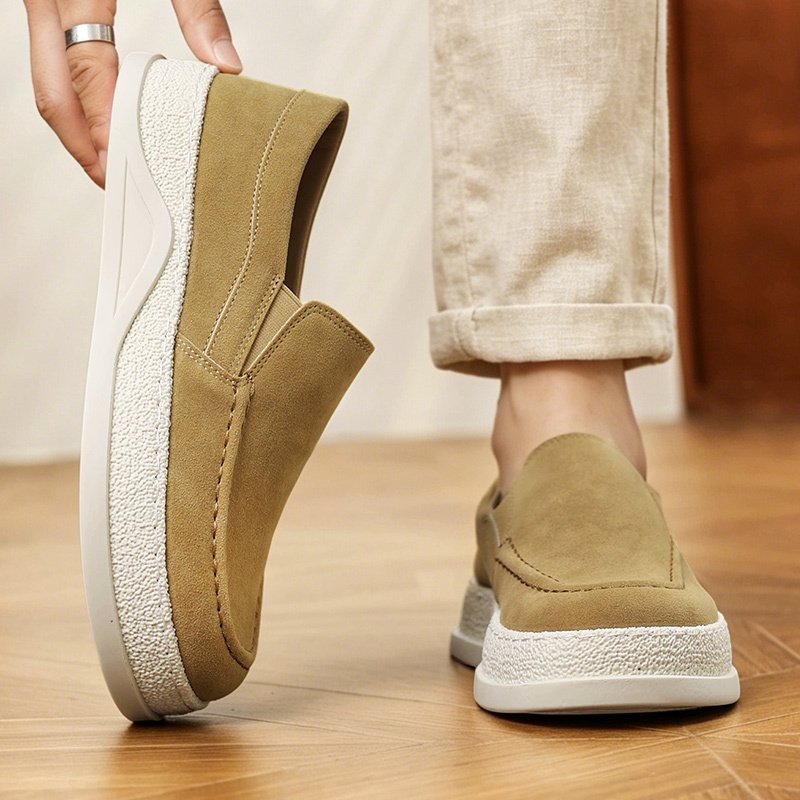 Men's Slip-on Casual Shoes, Four Seasons New Style, Breathable Low-top Lazy Sneakers, Trendy Retro Skate Shoes For Youth - Image 3