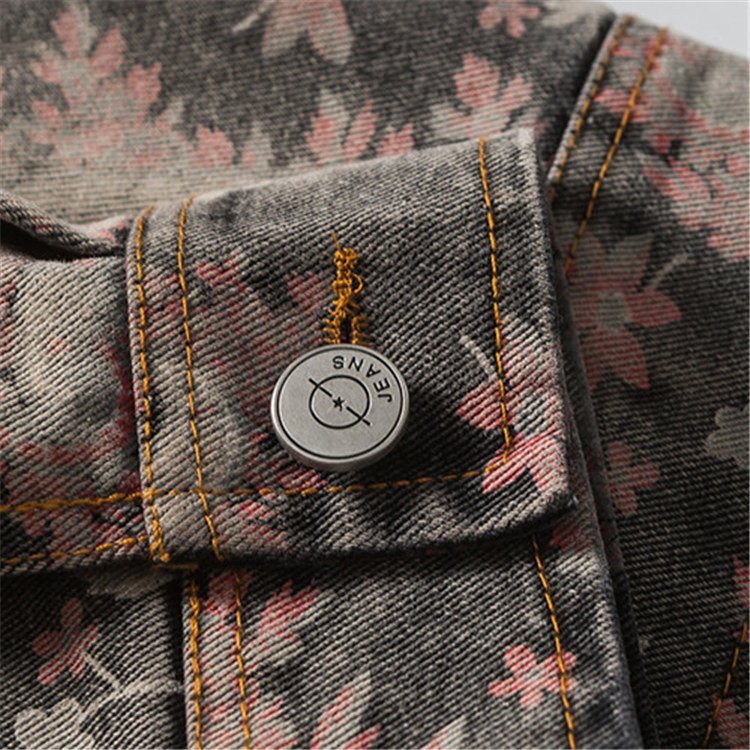 Contrast Color Stitching Loose Fashion Youth Jacket Men - Image 8