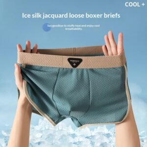 Mens Ice-Silk High-End Mens Arrow Boxer Briefs