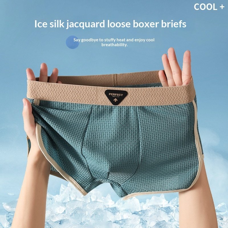 Mens Ice-Silk High-End Mens Arrow Boxer Briefs