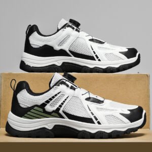 Men's Summer Hiking Shoes, New Breathable Hollow Mesh Sneakers, Non-slip Wear-resistant Casual Dad Shoes For Men