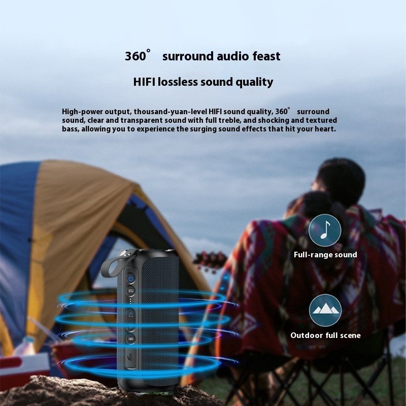 Fashion Personality Portable Bluetooth Speaker - Image 3