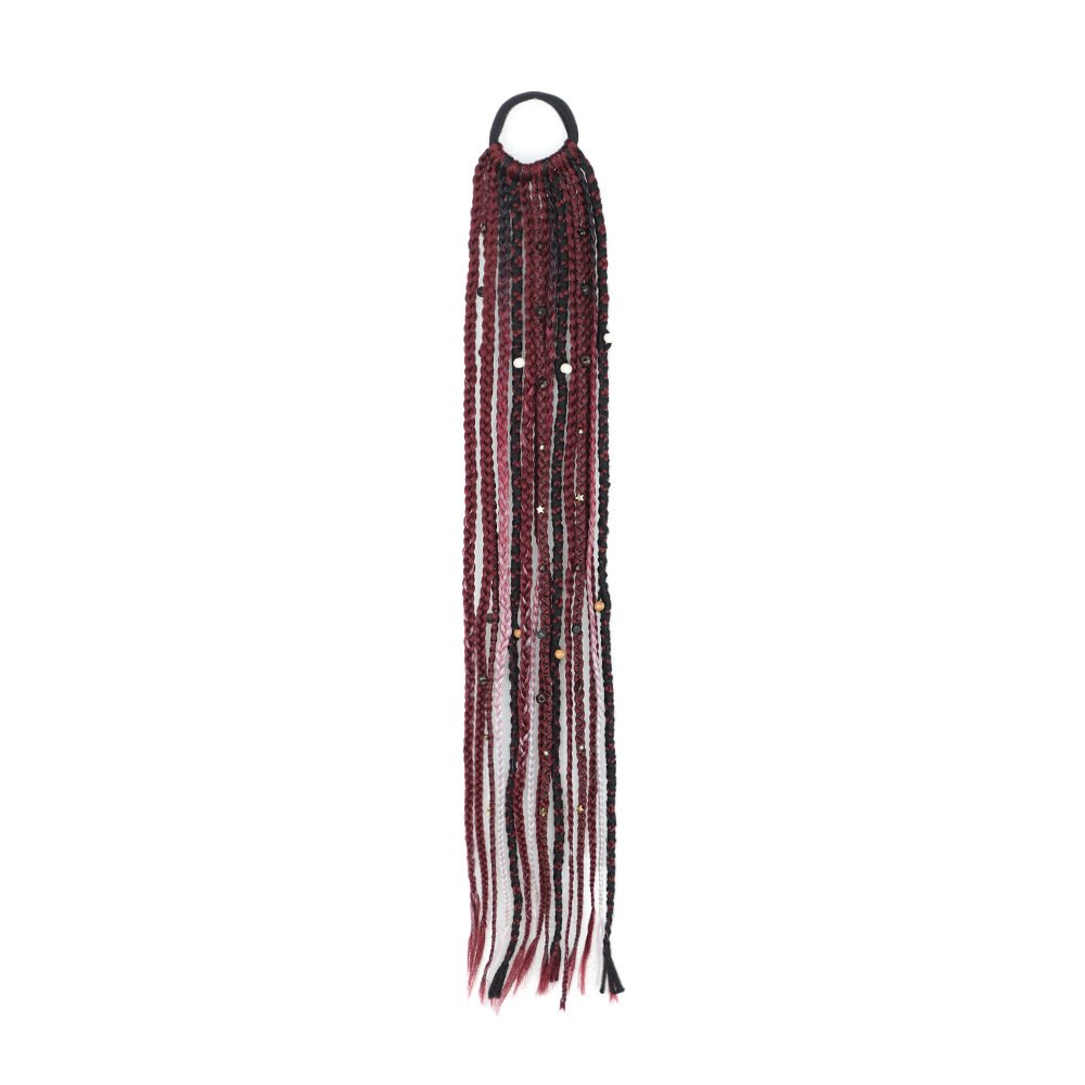 Braided Ponytail Braid Lock Beads Hair Extension - Image 8