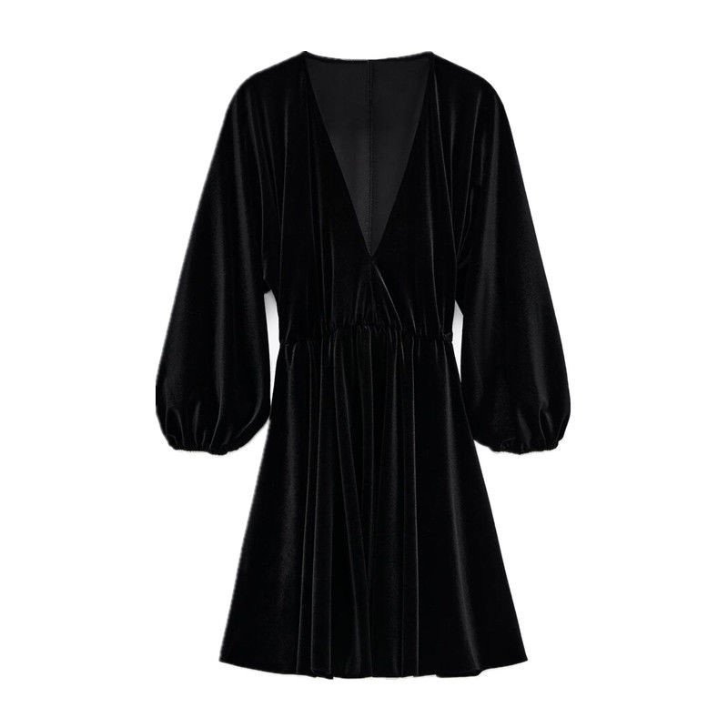 Maternity Wear Retro Celebrity Elastic High Waist Black - Image 5