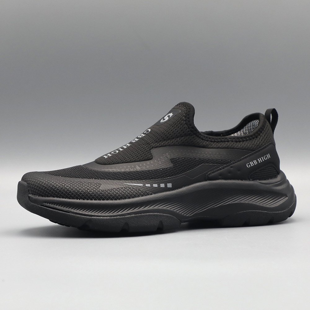 Mens Soft-Soled Non-Slip Waterproof Outdoor Hiking Casual Shoes - Image 4