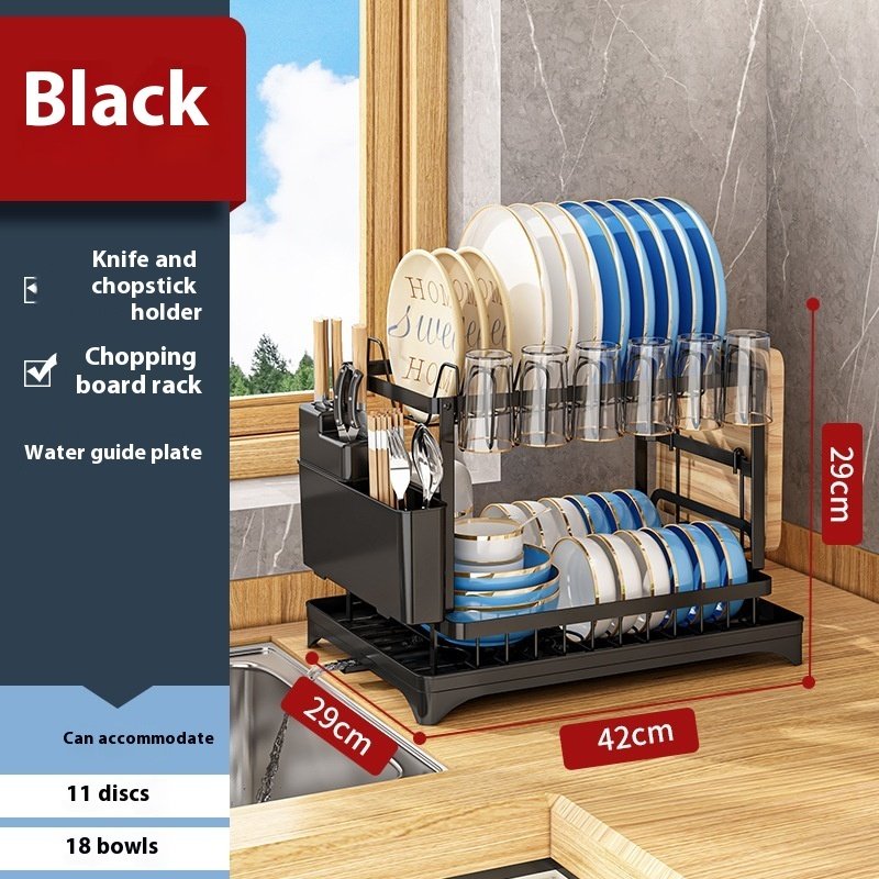 Simple Home Kitchen Dish Storage Drain Rack - Image 4
