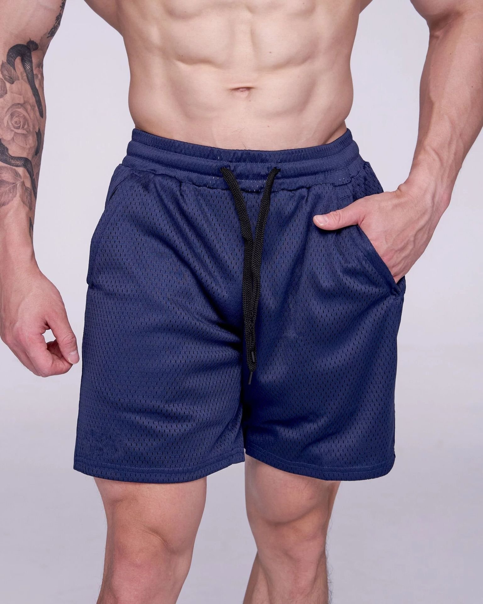 Summer American Shorts Mesh Shorts Men - Image 5