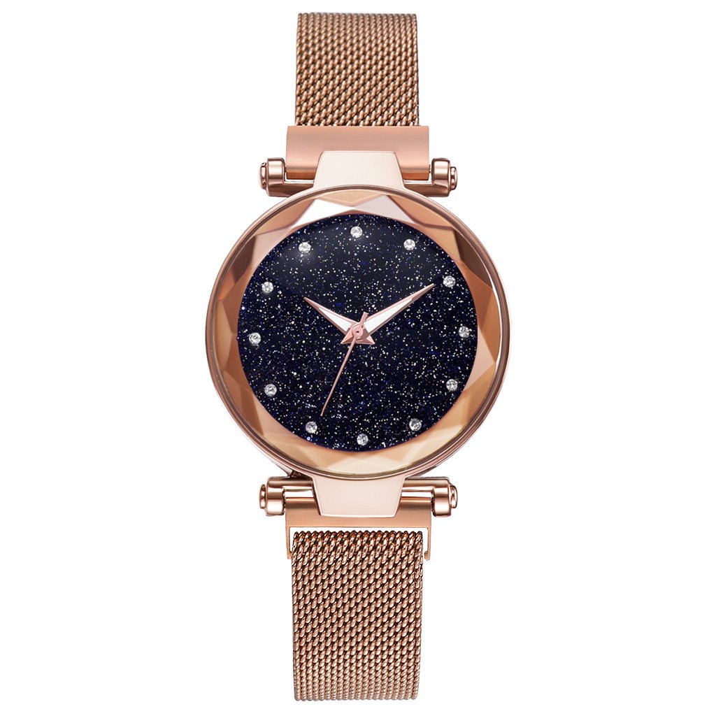 Luxury Women Watches Bracelet Set Fashion Elegant Magnet Buckle Ladies Starry Sky Watch Set Relogio - Image 3