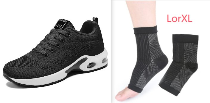 New Casual Air Cushion Running Breathable Soft Sole Sports Shoes For Women - Image 4