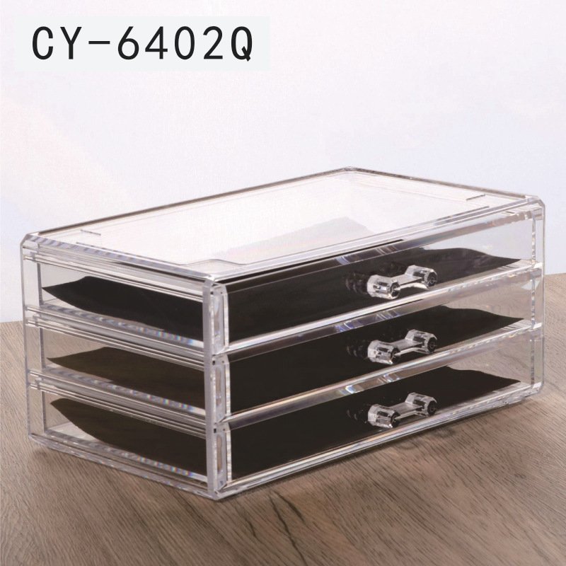 Acrylic Drawer Type Desktop Cosmetic Organizer Anti-dust - Image 3