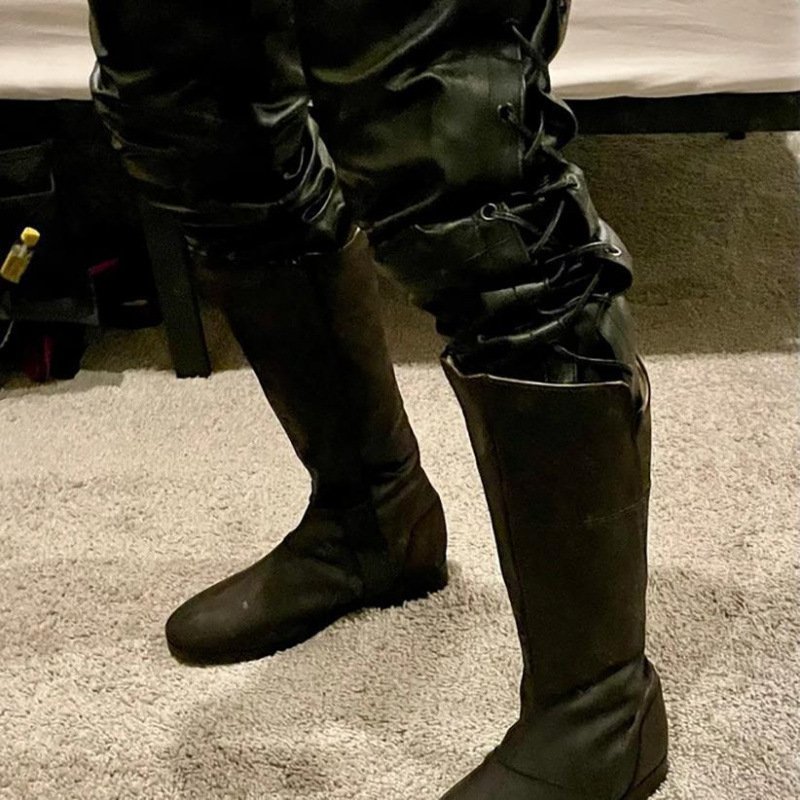 New Mens Round-toe Mid-calf Boots - Image 2