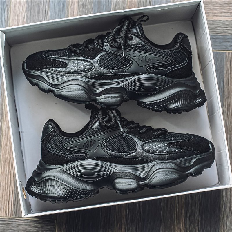 Chunky Soled Dad Sneakers With A Mesh Upper For A Casual Sporty Look - Image 2