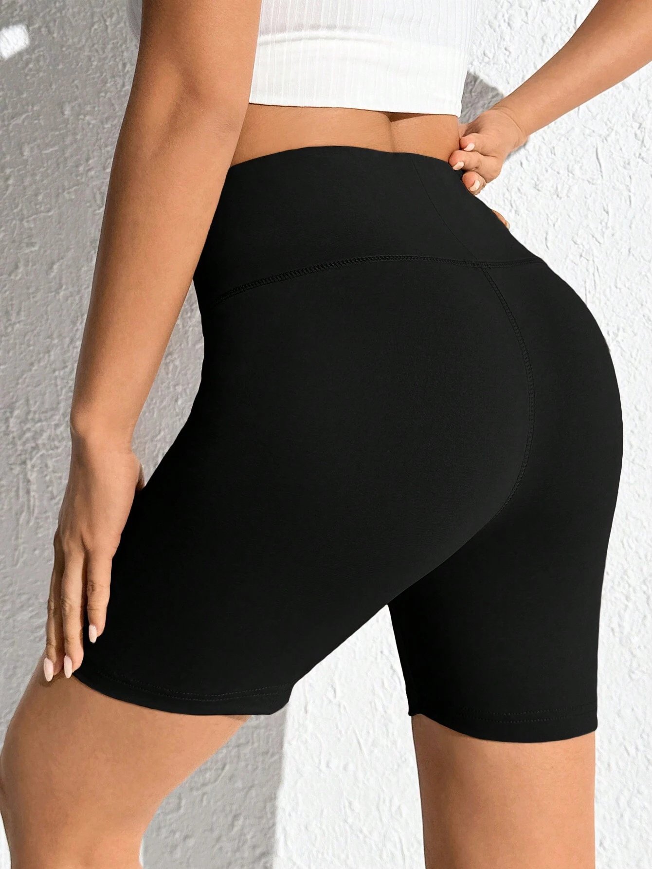 Women Yoga Shorts Workout Biker Shorts Women High Waisted Butt Lift Spandex Casual Athletic Gym Yoga Shorts - Image 8