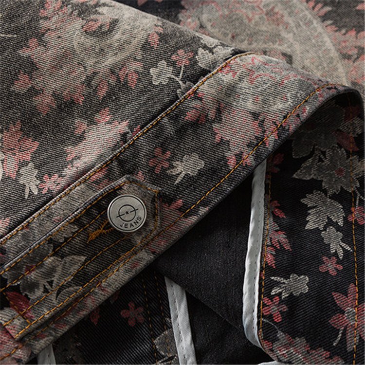 Contrast Color Stitching Loose Fashion Youth Jacket Men - Image 5