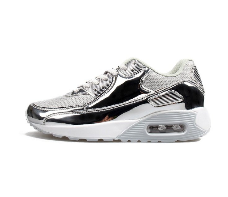 Mesh breathable running shoes, bright lacquer leather, Yuansu running shoes, sneakers - Image 2