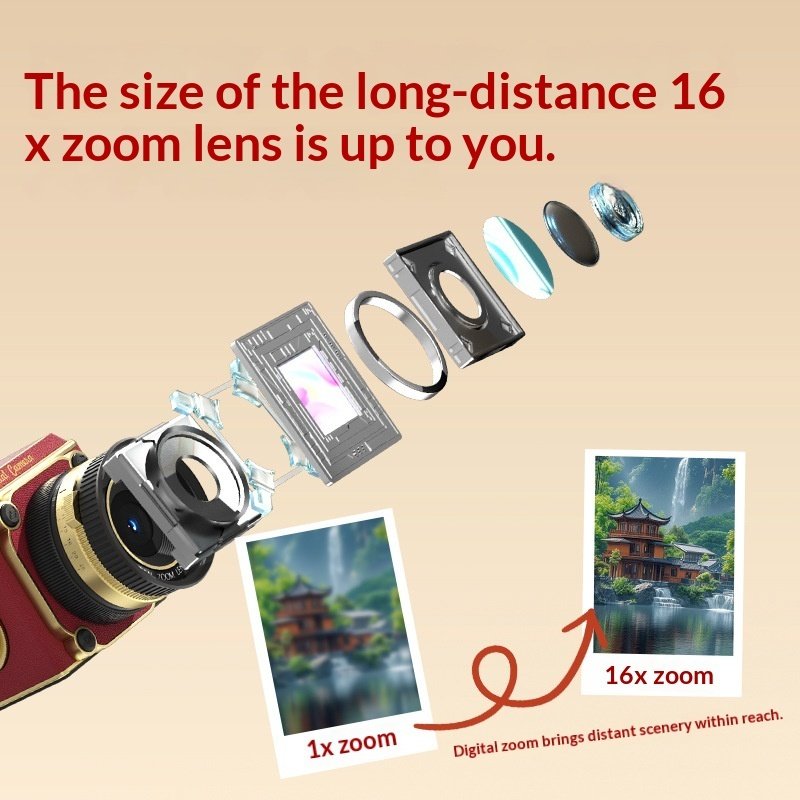 Ultra-clear Flip-screen Compact Camera Digital - Image 5
