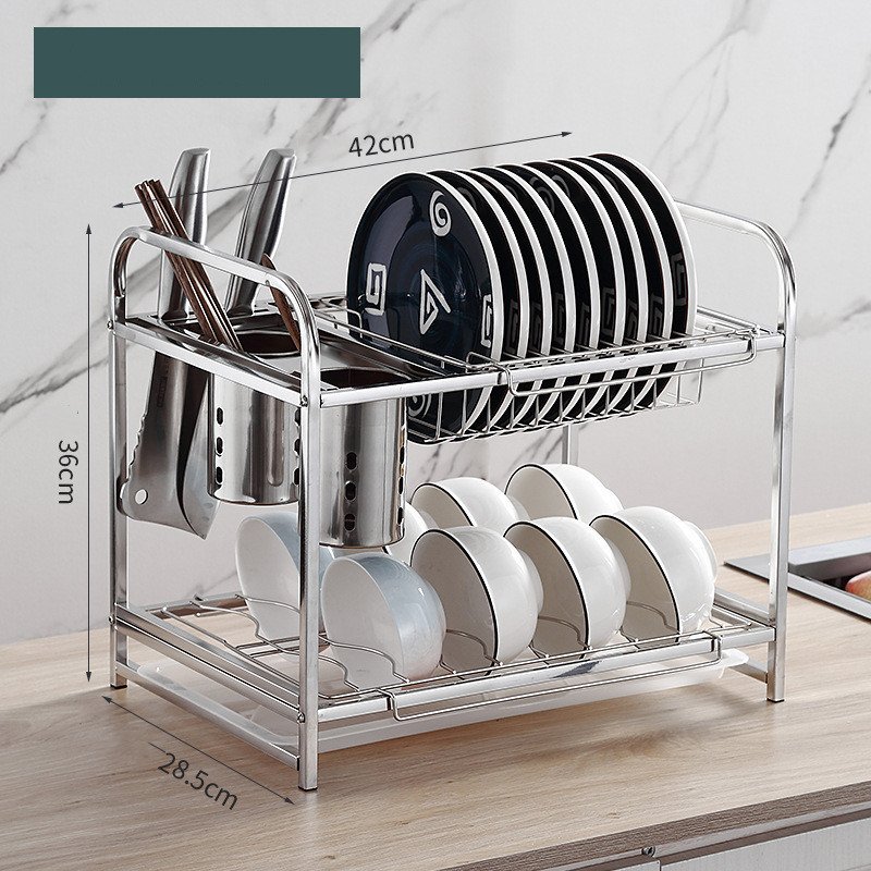 Chopsticks Dish Drain Rack Multifunctional Kitchen Storage Rack - Image 4