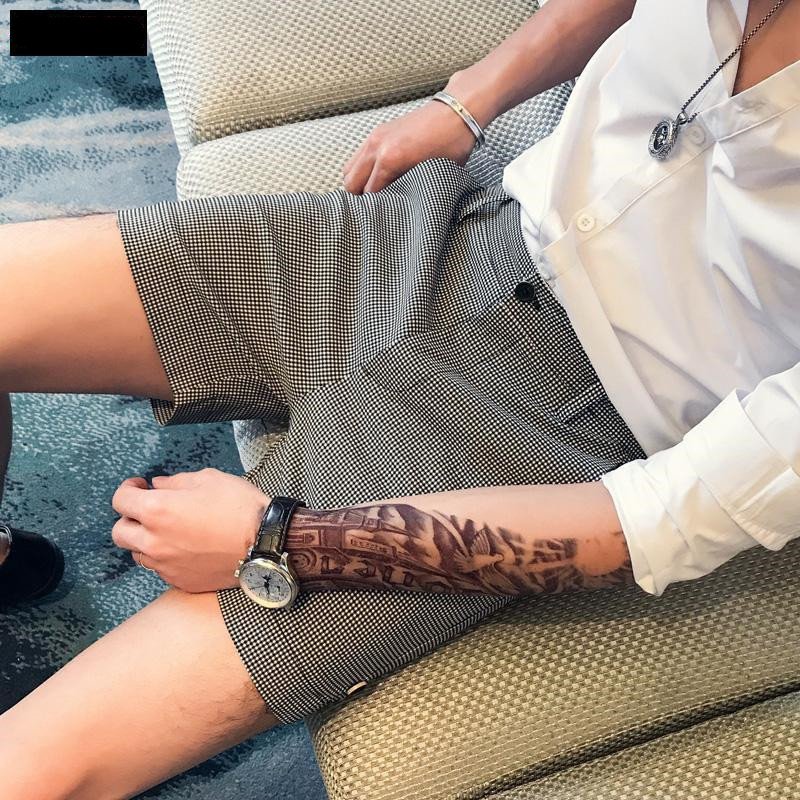 British Men's Check Shorts - Image 2